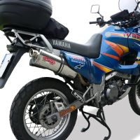 Exhaust compatible with Yamaha Xtz 660 Teneré 1991-1998, Trioval, Slip-on exhaust including removable db killer and link pipe, not EPA-compliant 