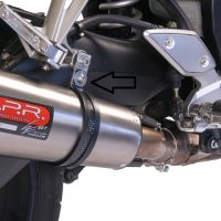 GPR exhaust compatible with Yamaha FZ1 2006-2014, Trioval, Slip-on exhaust including removable db killer and link pipe, not EPA-compliant 