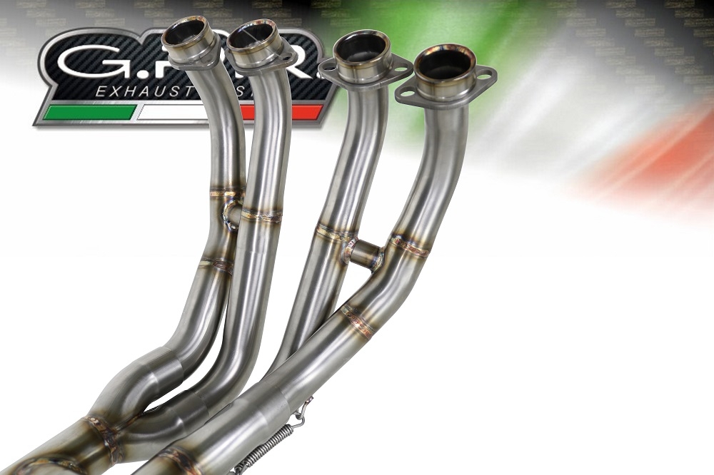 GPR exhaust compatible with Yamaha Yzf R6 2017-2024, M3 Titanium Natural, Full system exhaust 
