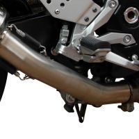 Exhaust compatible with Kawasaki Z-750 S 2004-2006, Satinox , Slip-on exhaust including removable db killer and link pipe 