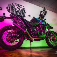 Exhaust compatible with Zontes Zt 125 G1 - U - U1 - Z2 2020-2024, Furore Nero, Full system exhaust, including removable db killer 