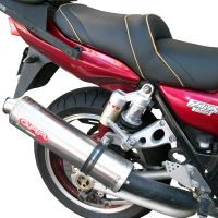 GPR exhaust compatible with Kawasaki ZRX-1100 1998-2001, Inox Tondo, Bolt-on silencer including removable db killer, EPA-compliant 