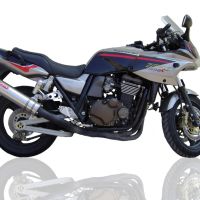 GPR exhaust compatible with Kawasaki ZRX-1100 1998-2001, Inox Tondo, Bolt-on silencer including removable db killer, EPA-compliant 