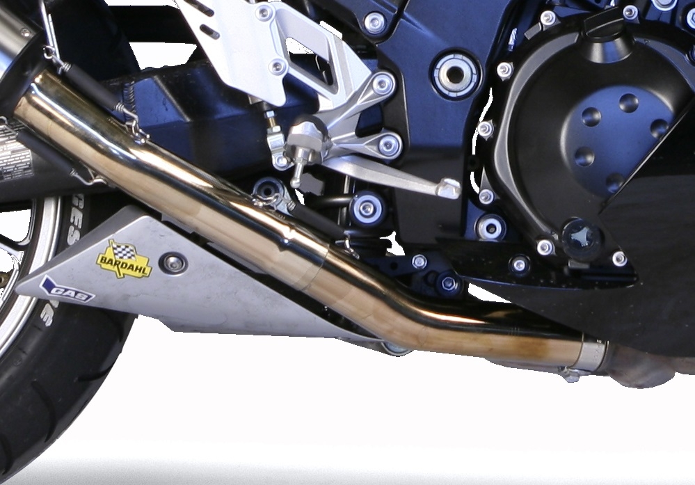 GPR exhaust compatible with Kawasaki ZX-14R 2008-2011, Trioval, Dual slip-on including removable db killers and link pipes, not EPA-compliant 