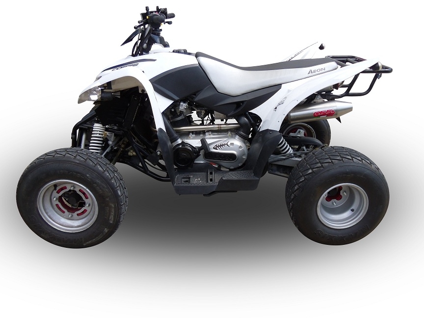 Exhaust compatible with Access Baja 300 2005-2021, Deeptone Atv, Full system exhaust, including removable db killer, EPA-compliance NOT required 