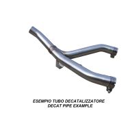 GPR escape compatible con  Ducati Hypermotard 1100 -1100 Evo  2007-2012, Decatalizzatore, Tubo supresor de catalizador 