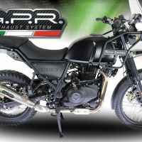 GPR escape compatible con  Royal Enfield Himalayan 410 DIAM 42.5 2017-2020, Vintacone, Escape homologado para ruido con colector racing 