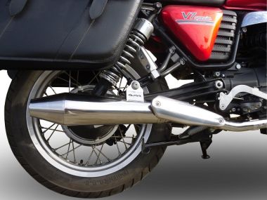 GPR escape compatible con  Bmw R 100 Gs 1987-1996, Vintacone, Escape legal, homologado, silenciador con db killer desmontable y tubo de conexión específico 
