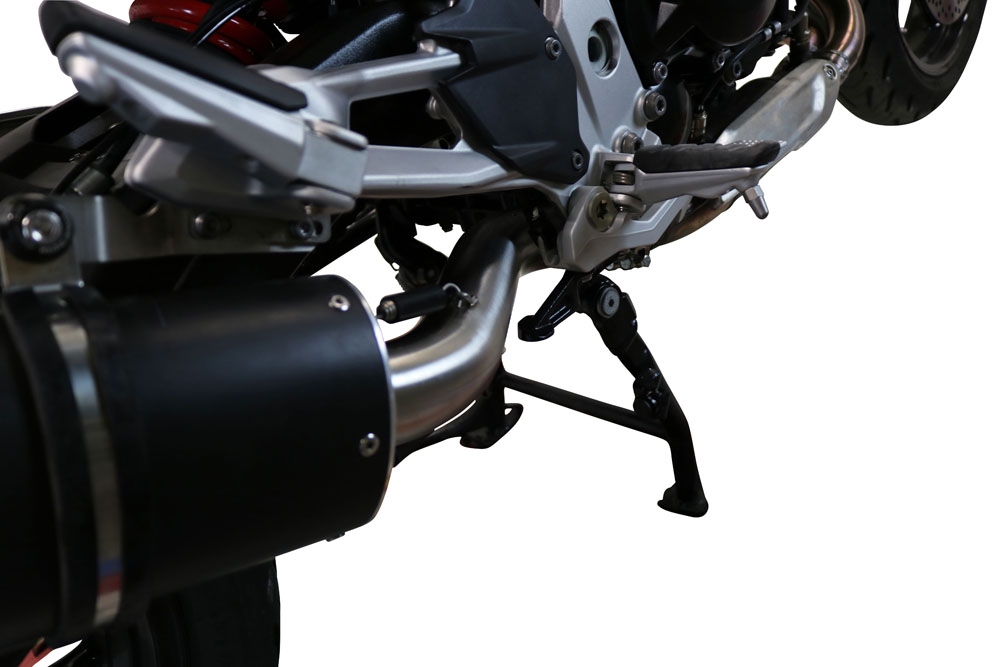 Exhaust compatible with Bmw F900XR F900R 2020-2025, Furore Evo4 Nero, Slip-on exhaust including removable db killer and link pipe, EPA-compliant 