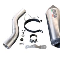 Exhaust compatible with Bmw F900XR F900R 2020-2025, GP Evo4 Titanium, Slip-on exhaust including removable db killer and link pipe 