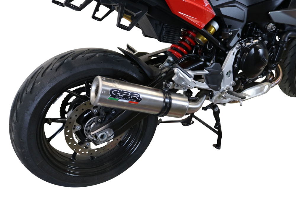 Exhaust compatible with Bmw F900XR F900R 2020-2025, M3 Inox , Slip-on exhaust including removable db killer and link pipe, EPA-compliant 