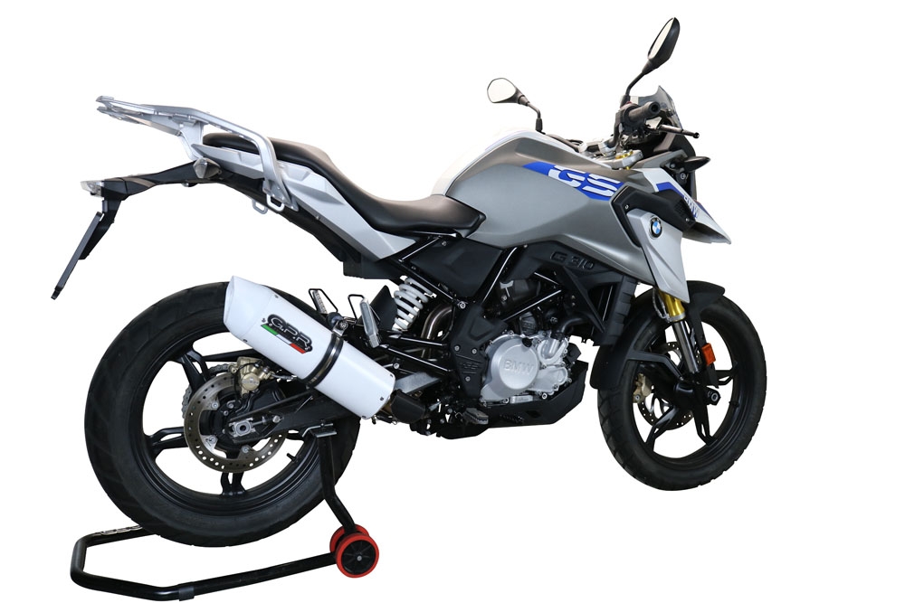 Exhaust compatible with Bmw G310GS 2022-2024, Albus Evo4, Full system exhaust, including removable db killer 