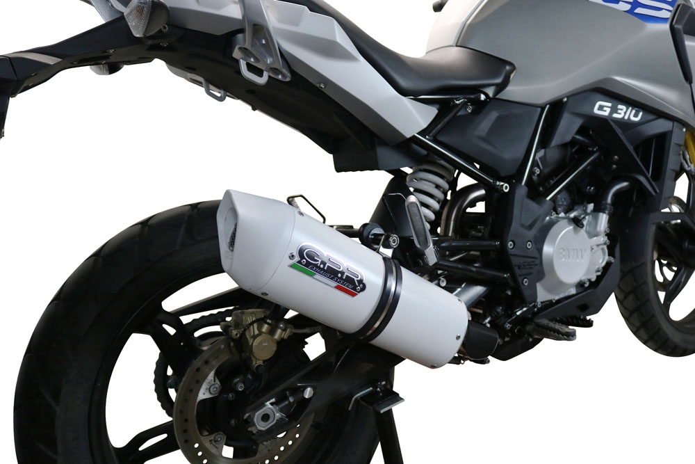 Exhaust compatible with Bmw G310GS 2022-2024, Albus Evo4, Full system exhaust, including removable db killer 