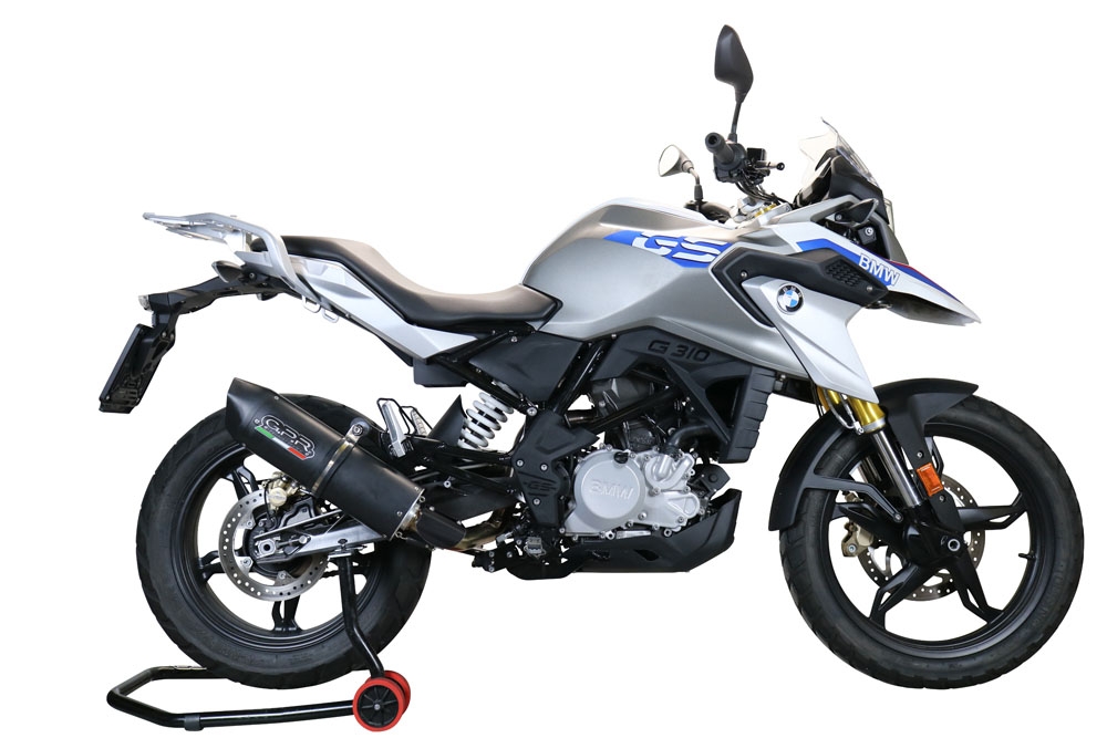 Exhaust compatible with Bmw G310GS 2022-2024, Furore Evo4 Poppy, Full system exhaust, including removable db killer 