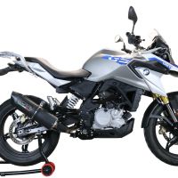 Exhaust compatible with Bmw G310GS 2022-2024, Furore Evo4 Poppy, Full system exhaust, including removable db killer 