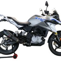 Exhaust compatible with Bmw G310GS 2017-2021, GP Evo4 Poppy, Full system exhaust, including removable db killer 
