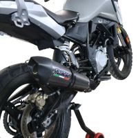 Exhaust compatible with Bmw G310GS 2017-2021, GP Evo4 Poppy, Full system exhaust, including removable db killer 