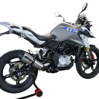 Exhaust compatible with Bmw G310GS 2017-2021, GP Evo4 Titanium, Full system exhaust, including removable db killer 