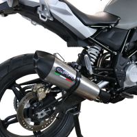 Exhaust compatible with Bmw G310GS 2017-2021, GP Evo4 Titanium, Full system exhaust, including removable db killer 