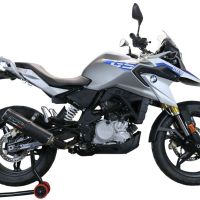 GPR exhaust compatible with Bmw G310GS 2022-2024, M3 Black Titanium, Full system exhaust including removable db killer and catalyst, EPA-compliant 