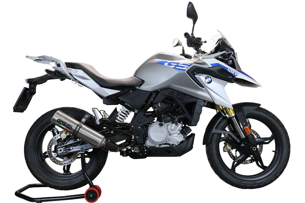 Exhaust compatible with Bmw G310GS 2022-2024, M3 Inox , Full system exhaust, including removable db killer 