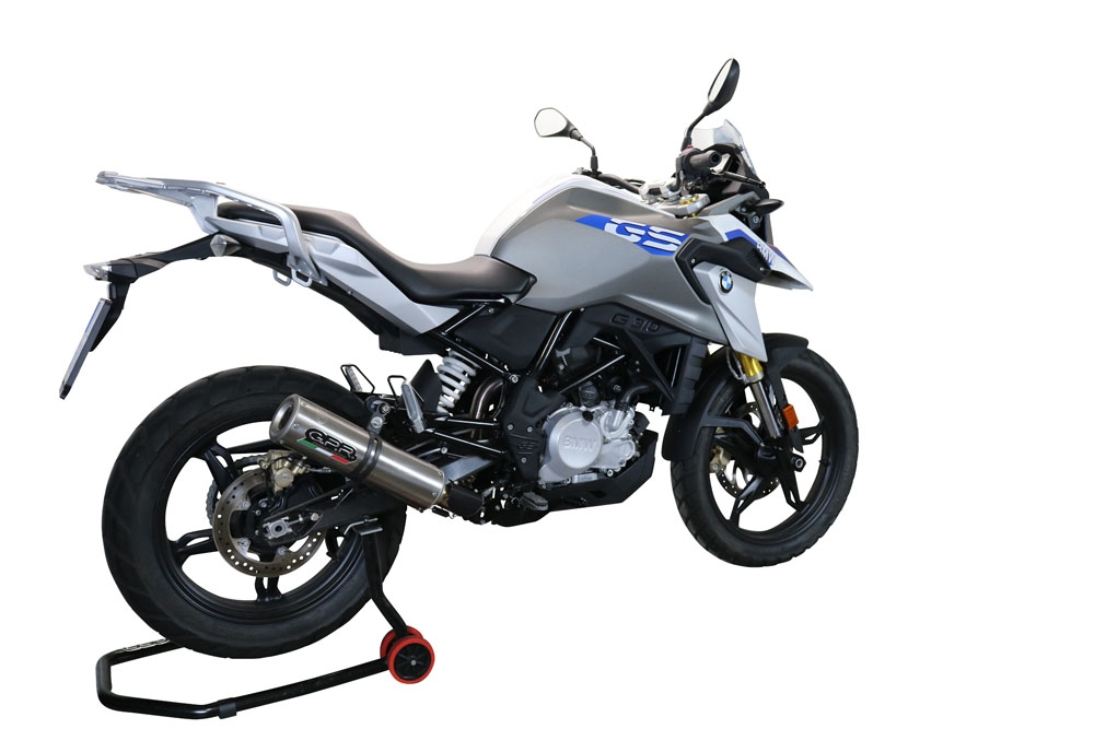 Exhaust compatible with Bmw G310GS 2022-2024, M3 Inox , Full system exhaust, including removable db killer 