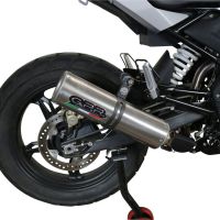 Exhaust compatible with Bmw G310GS 2022-2024, M3 Inox , Full system exhaust, including removable db killer 