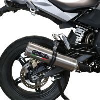 GPR exhaust compatible with Bmw G310GS 2017-2021, M3 Titanium Natural, Full system exhaust including removable db killer and catalyst, EPA-compliant 
