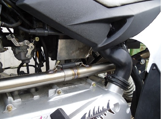 Exhaust compatible with Access Baja 300 2005-2021, Deeptone Atv, Full system exhaust, including removable db killer, EPA-compliance NOT required 