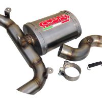 GPR escape compatible con  Suzuki Gsr 600 2006-2011, Alluminio Ghost, Escape legal, homologado, silenciador con db killer desmontable y tubo de conexión específico 