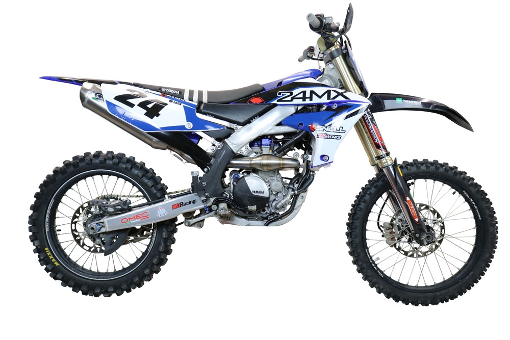 GPR exhaust compatible with Yamaha WR250F 2020-2024, Pentacross Inox, Full system exhaust, including removable db killer/spark arrestor 