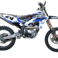 GPR exhaust compatible with Yamaha WR250F 2020-2024, Pentacross Inox, Full system exhaust, including removable db killer/spark arrestor 