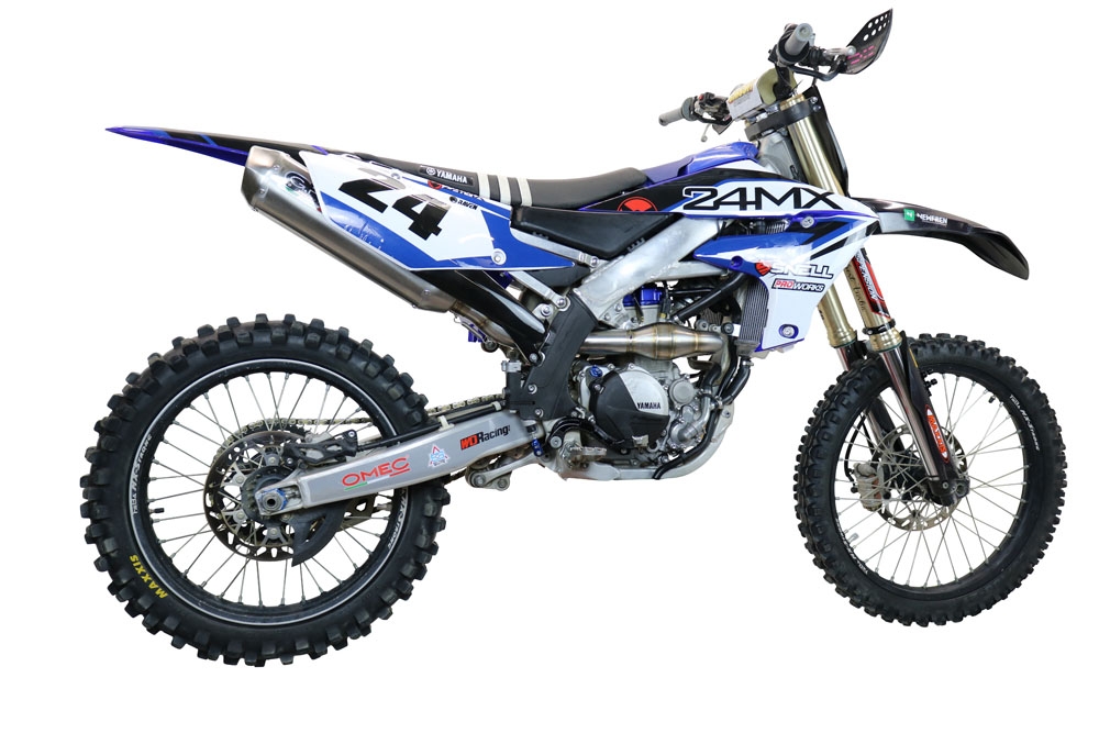 GPR exhaust compatible with Yamaha WR250F 2020-2024, Pentacross Inox, Full system exhaust, including removable db killer/spark arrestor 