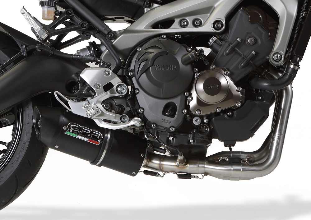 Exhaust compatible with Yamaha XSR900 2016-2021, Furore Evo4 Poppy, Full system exhaust including removable db killer and catalyst 