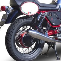 GPR escape compatible con  Moto Guzzi Nevada 750 2008-2014, Vintacone , Par de terminales de escape homologados, con db killer extraíbles y tubos de conexión específicos 