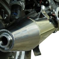 GPR escape compatible con  Moto Guzzi V7 (I - II) - Stone - Special 2012-2016, Vintacone , Par de terminales de escape homologados, con db killer extraíbles y tubos de conexión específicos 