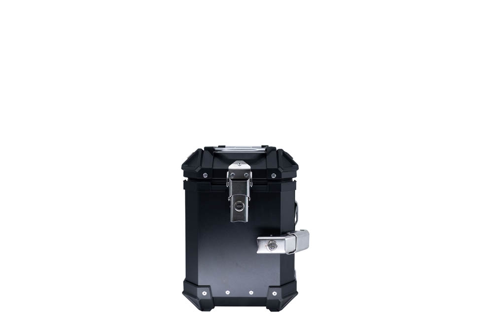 GPR TECH compatible with  Kawasaki Versys 650 2021/2022 e5 GPR TECH Pair of side cases aluminum made, black color with specific pannier holder Capacity 38 LT. + 38 LT.