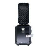 GPR TECH compatible with  Kawasaki Versys 650 2021/2022 e5 GPR TECH Pair of side cases aluminum made, black color with specific pannier holder Capacity 38 LT. + 38 LT.