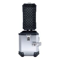 GPR TECH compatible with  Kawasaki Versys 650 2015/2016 e3 GPR TECH Pair of side cases aluminum made, silver color with specific pannier holder Capacity 38 LT. + 38 LT.