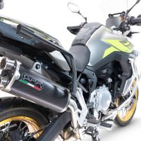 Exhaust compatible with Voge 900DSX 2024-2025, Dual Poppy, Slip-on exhaust including removable db killer and link pipe 