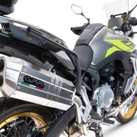 Exhaust compatible with Voge 900DSX 2024-2025, Hyper Sonic Titanium, Slip-on exhaust including removable db killer and link pipe 