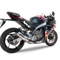 Exhaust compatible with Aprilia RS 457 2024-2025, M3 Inox , Full system exhaust, including removable db killer 