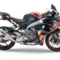 Exhaust compatible with Aprilia RS 457 2024-2025, Powercone Evo, Full system exhaust, including removable db killer 
