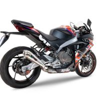 Exhaust compatible with Aprilia RS 457 2024-2025, Powercone Evo, Full system exhaust, including removable db killer 