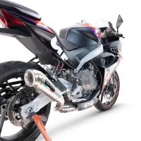Exhaust compatible with Aprilia RS 457 2024-2025, Powercone Evo, Full system exhaust, including removable db killer 
