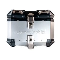 GPR TECH BAUL ALPI-TECH 26 LT. PLATA Baúl superior Top Case de aluminio color plata con placa universal incluida Capacidad Litros 26