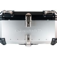 GPR TECH BAUL ALPI-TECH 55 LT. PLATA Baúl superior Top Case de aluminio color plata con placa universal incluida Capacidad Litros 55