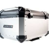 GPR TECH compatible with  Kawasaki Versys 650 2015/2016 e3 GPR TECH Top case in aluminum, silver color with specific plate included Capacity 55 LT.