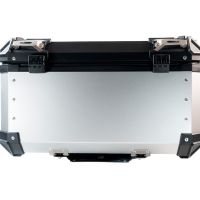 GPR TECH compatible with  Kawasaki Versys 650 2015/2016 e3 GPR TECH Top case in aluminum, silver color with specific plate included Capacity 55 LT.