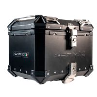 GPR TECH compatible with  Kawasaki Versys 650 2017/2020 e4 GPR TECH Top case in aluminum, black color with specific plate included Capacity 35 LT.